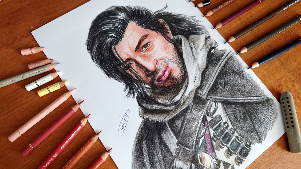 DRAWING COLORED PENCILS is Rise of the Rōnin |  dumit3 arts Neo Albios