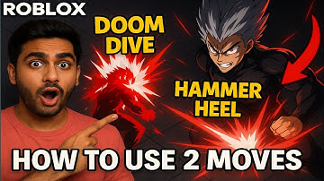 MONSTER GAROU HOW TO USE DOOM DIVE AND HAMMER HEEL VARIANTS | The Strongest Battlegrounds