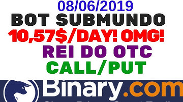 BOT SUBMUNDO FAZENDO R$42,13 EM 3 MINUTOS NA BINARY.COM! ASSUSTADOR!