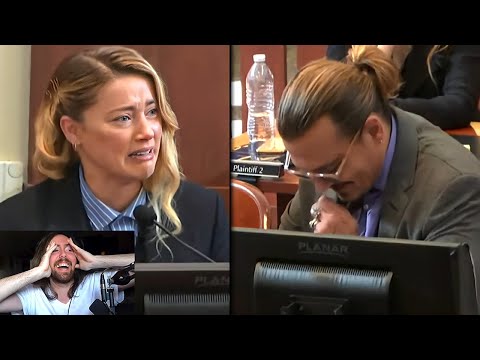 Johnny Depp starts laughing at Amber Heard's SURREAL Testimony