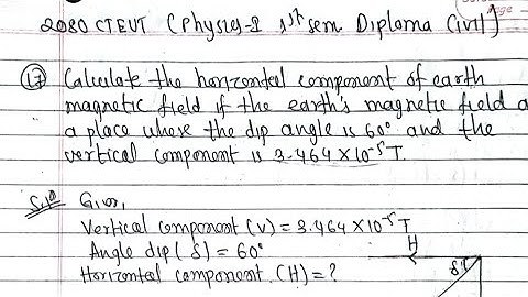 CTEVT 2080 R/B Qn17|Physics-I Diploma Civil Engineering|first semester Physics-I numerical solution