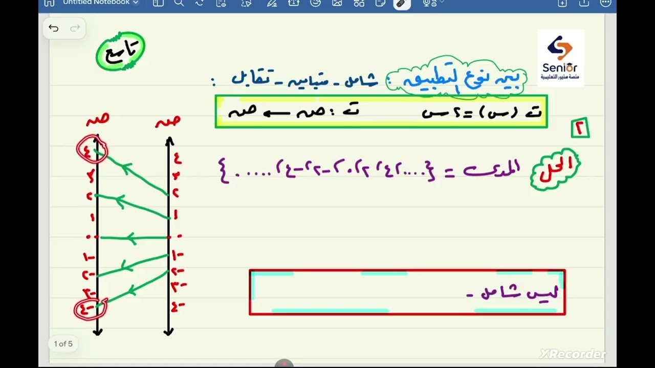 نوع التطبيق (تنمية مهنية) تاسع الفصل الثاني