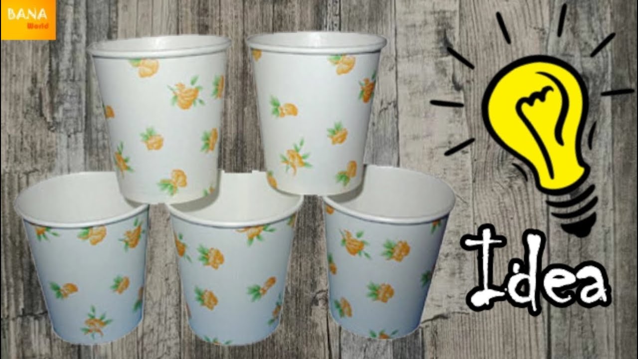 DIY Amazing Craft From Paper Cup | Disposable Cups Craft Ideas | Best ...