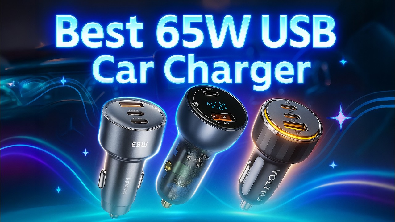 Пять лучших автомобильных USB-зарядных устройств мощностью 65 Вт — идеальное решение для быстрой ...