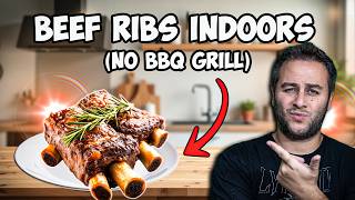 Amazing Beef Ribs Indoors? Pressure Cooker + Air Fryer Method screenshot 3