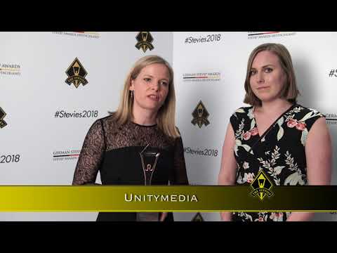 Unitymedia gewinnt bei den German Stevie® Awards 2018