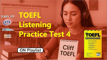 Full TOEFL Listening ITP Practice Test Series question 1 to 50 with answers CLIFFS Practice test 4