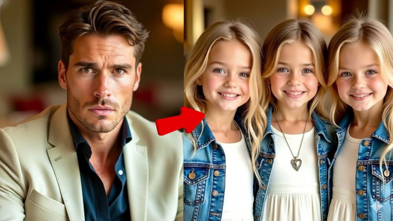 PDG millionnaire seul… trois petites triplées lui offrent un cœur d’argent et bouleversent sa vie