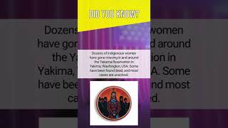 Dozens of indigenous women have gone missing in and around the Yakama Reservation in... #shorts