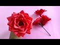 handmade rose || handmade flower || paper rose