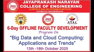 ATAL FDP : Big Data and Cloud Computing Day-1