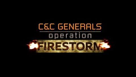 【 Operation Firestorm Alpha 0.3.12 MOD 】- GLA  DR.THRAX - C&C Zero Hour