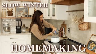 SLOW WINTER HOMEMAKING | ice storm, egg bites, and playroom organization