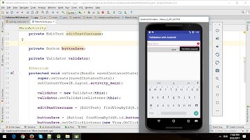 Android Form Validation with EditText