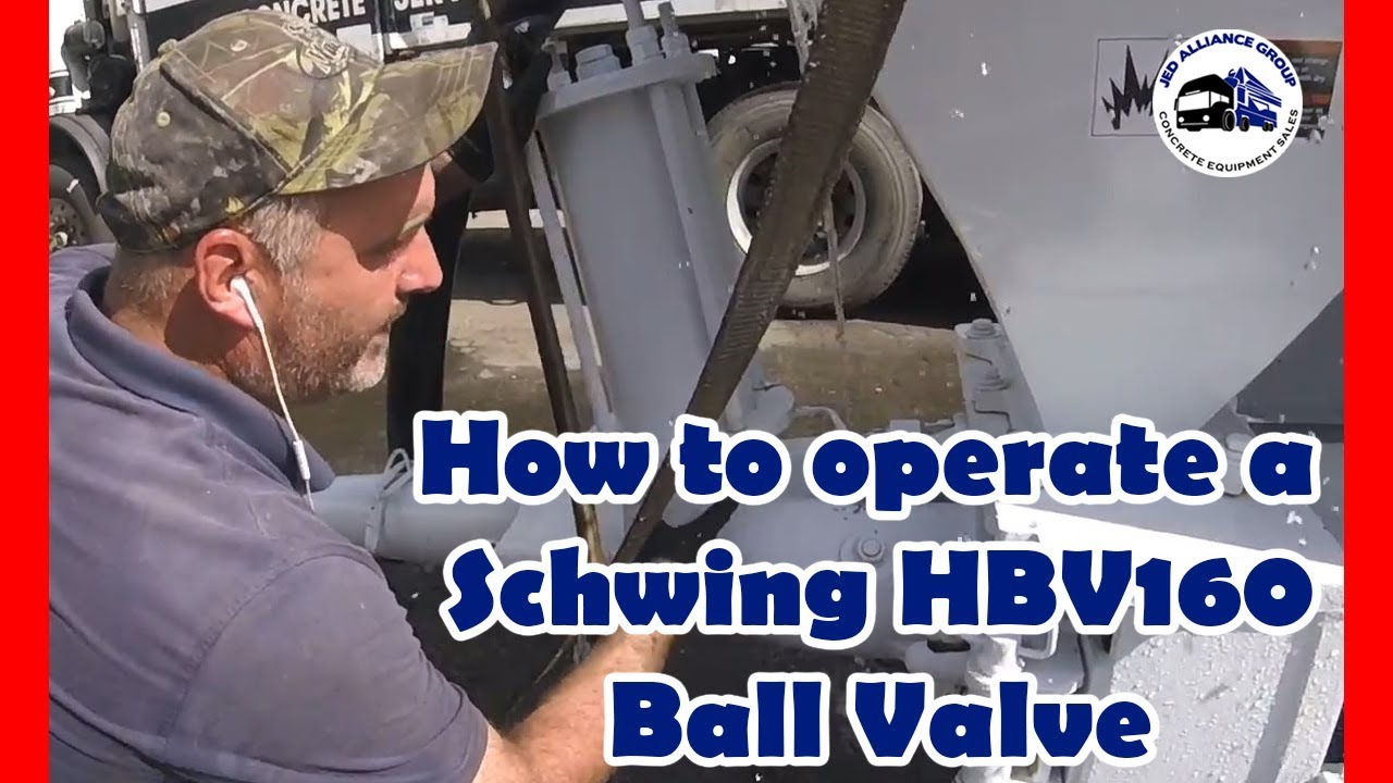 HOW TO OPERATE A SCHWING HBV160 BALL VALVE