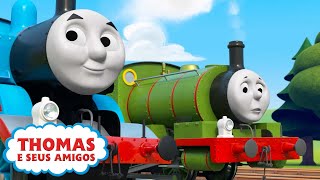 Thomas e Seus Amigos | Thomas e Percy aprendem o que fazer depois de um acidente |Aprenda com Thomas