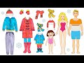 [DIY] Paper Dolls Go Skiing! Snow Skiing Suits Handmade Papercrafts