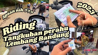 Riding Wisata Tangkuban Perahu Lembang Bandung #nmaxjalanjalan #dailyvlog