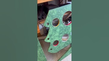 BTS look at what we do to create our “3D” Catmas Trees.