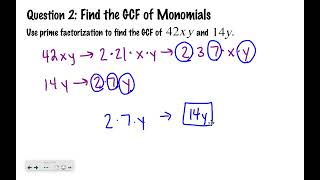 Pre-Algebra 6-4: Factor Linear Expressions