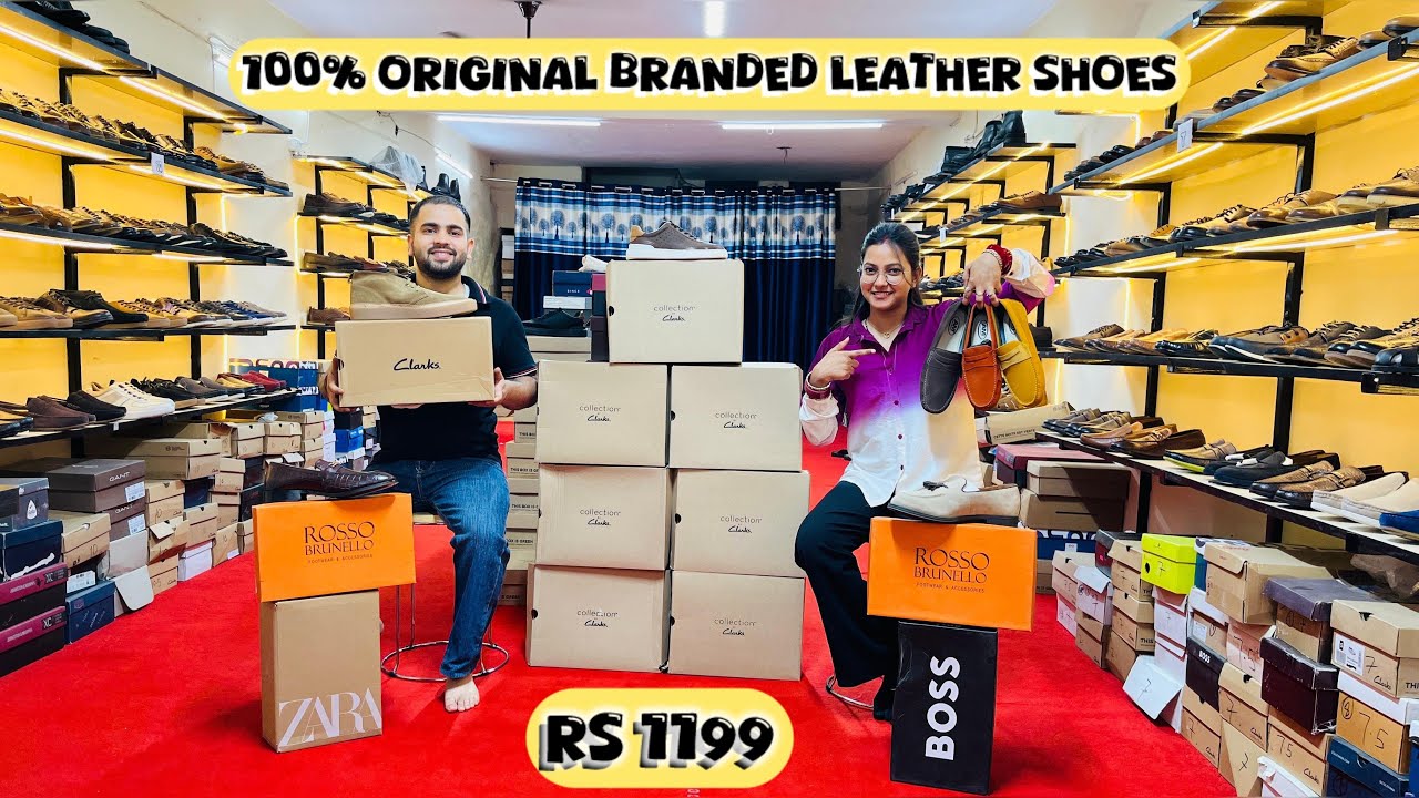 ASSORTMENT SALE IS BACK |100%ORIGINAL | LEATHER BRANDED SHOES #factorypriceshop #exportsurplus #men 