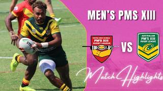 Full PNG PMS XIII vs Australia PMS XIII | Senior Mens | HighLights Guide