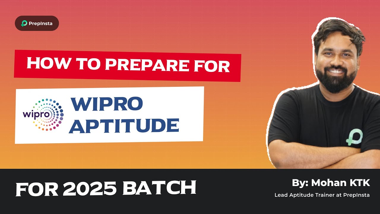 Как подготовиться к экзамену aptitude в Wipro для набора 2025 года | Wipro нанимает сотрудников