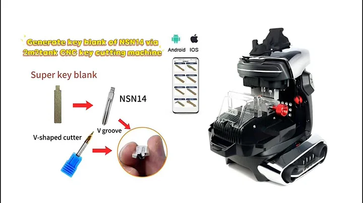 2M2 Tank 2 Pro Generate Nissan NSN14 Key Blank using Super Blank- OBDII365