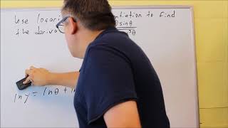 Finding a Derivative Using Logarithmic Differentiation (Two Examples)