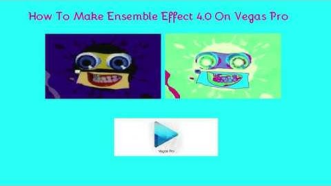 How To Make Ensemble Effect 4.0 On Vegas Pro