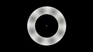 Artists rendition of the hallucination seen in the flickering ring