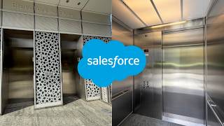 Cool Schindler ID Traction Elevators- Salesforce Park- San Francisco, CA