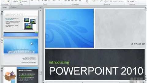Powerpoint 2010 Tutorial - Using PowerPoint Templates