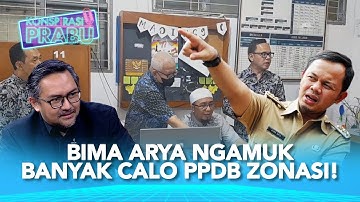 Bima Arya Setuju PPDB Zonasi , Tapi Banyak Calo dan Pemalsuan Alamat ! - Konspirasi Prabu