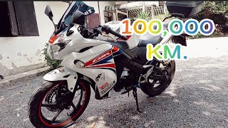 CBR150/100,000โลแล้วครับ  #แสนโล