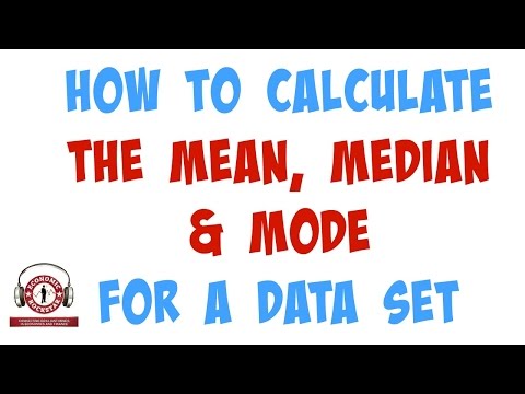 How do you calculate the median of a set of numbers?