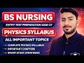 Physics syllabus for BS Nursing | Smart Study | BS Nursing Preparation