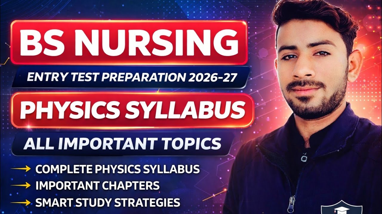 Physics syllabus for BS Nursing | Smart Study | BS Nursing Preparation ...