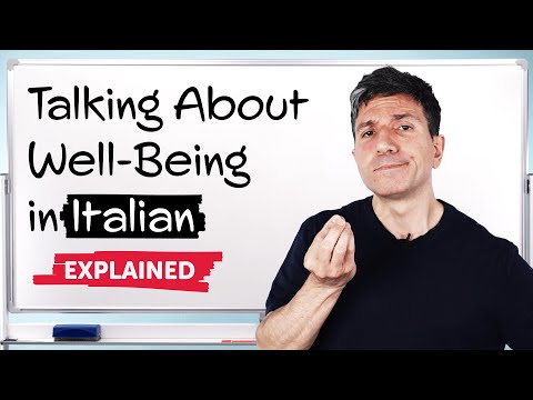 Learn to Talk About How You Are in Italian