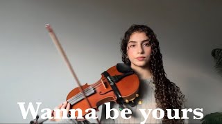 Download lagu Arctic Monkeys - Wanna be yours violin cover by Maya Adams Violin 