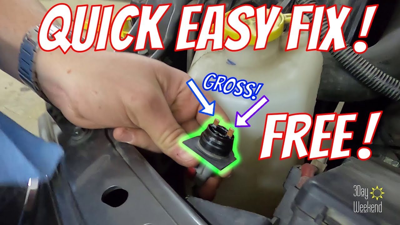 How to Replace Washer Fluid Level Sensor 2011-2018 Ram 1500 - YouTube