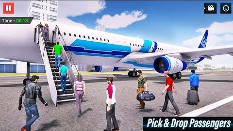 Flight Simulator 2019 Flying Airplane ✈️  Pick Up Passenger || Amazing Game | Official Game Star||