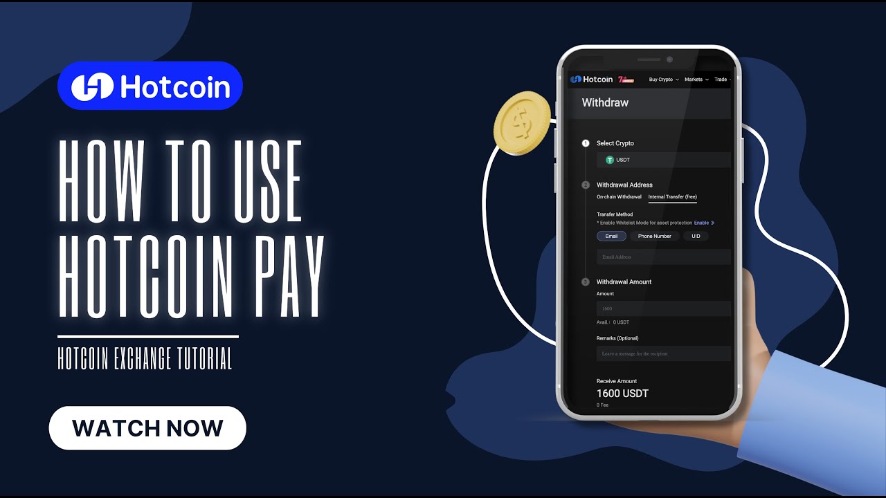How to Use Hotcoin Pay | Hotcoin Exchange Tutorial - YouTube