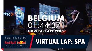  Virtual Lap Max Verstappen At The Belgian Grand Prix