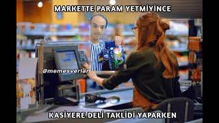 Markette Param Yetmiyince Kasiyere Deli Taklidi Yaparken