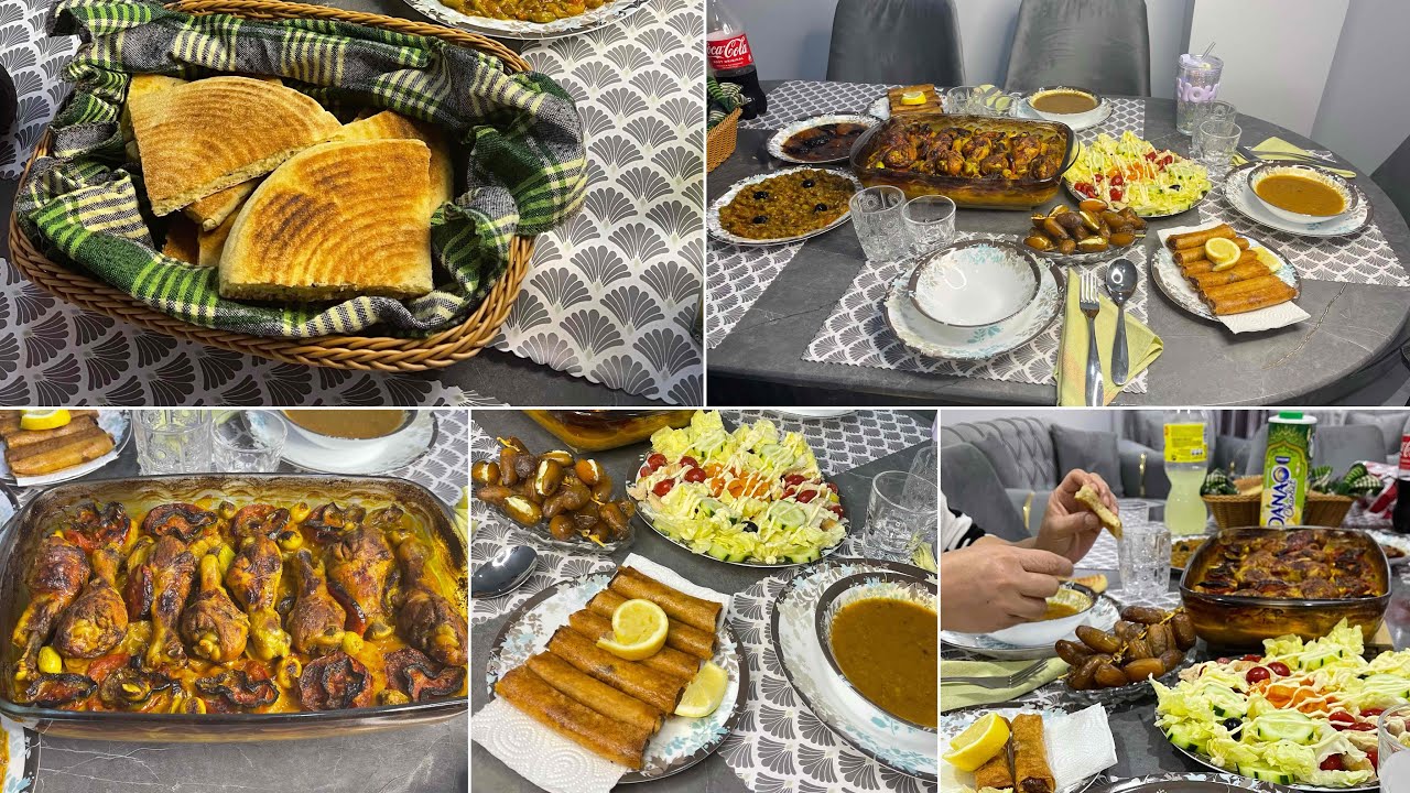روتيني رابع يوم رمضان🌙 شدو ولادكم فدار رانا نبكرو كي دجاج عربي🙂 افخاد دجاج في الفرن🍗مطلوع تقليدي