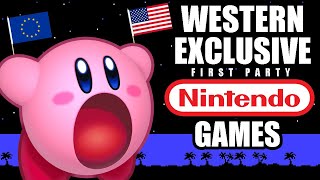 Western Exclusive Nintendo Games (First Party) | Rewind Arcade