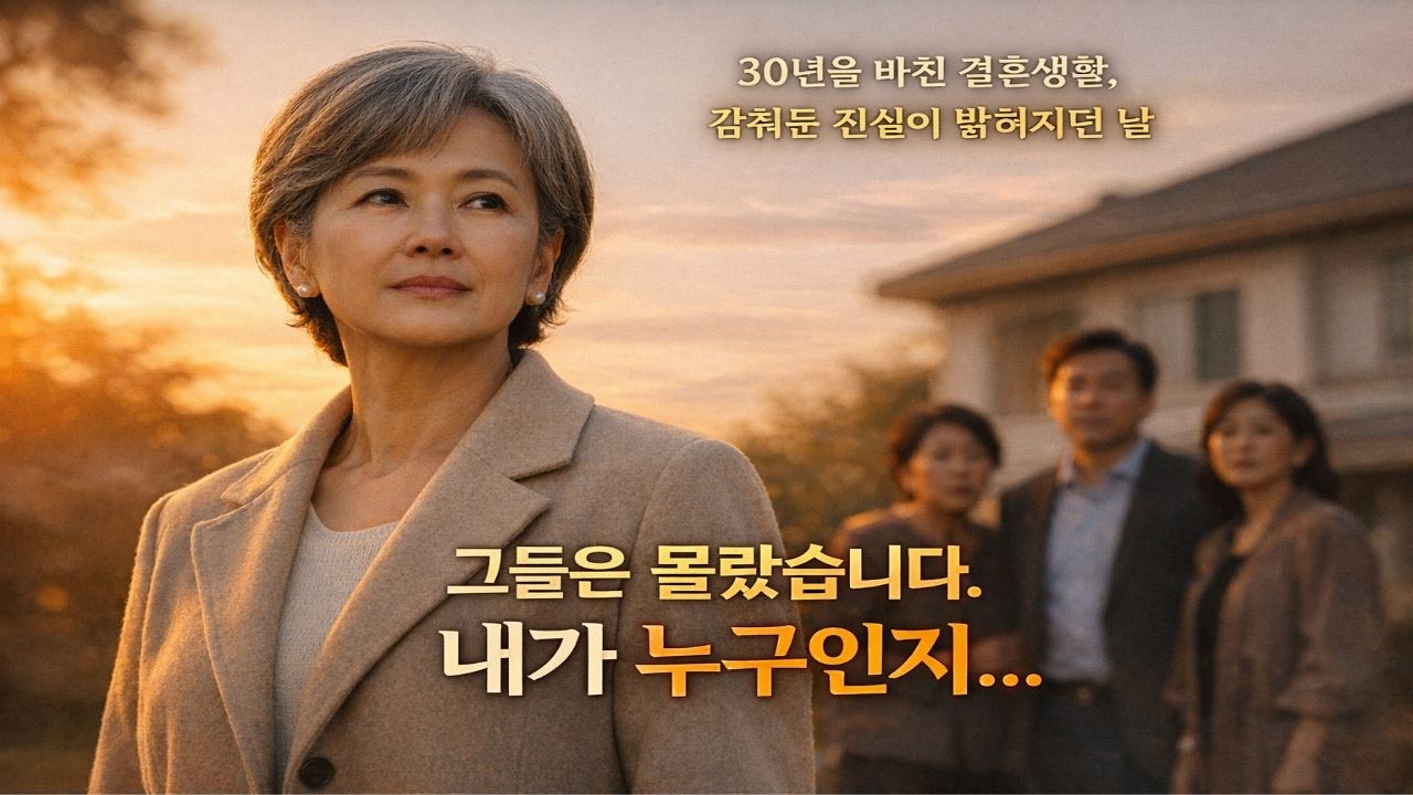 30년을 바친 결혼의 배신… 쫓겨난 며느리의 7일 후 충격 반전 | 시니어 사연 | 핵사이다 인생역전