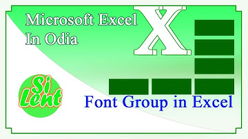 Font group in Excel.
