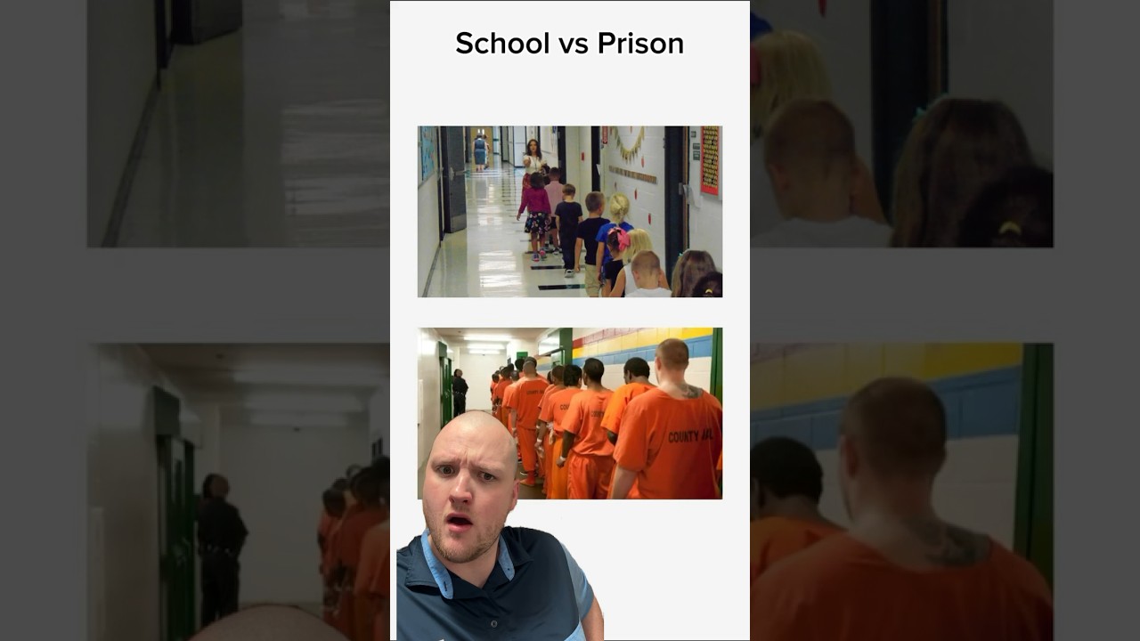 School vs Prison…..The Truth 😱